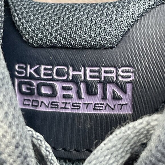 Skechers Go Run Consistent Women’s 9.5 Blue Purple Athletic Running Shoes - Picture 9 of 12